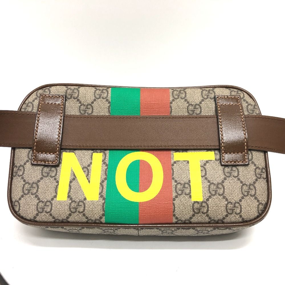GUCCI FAKE NOT ウエストバッグ GGスプリームキャンバス