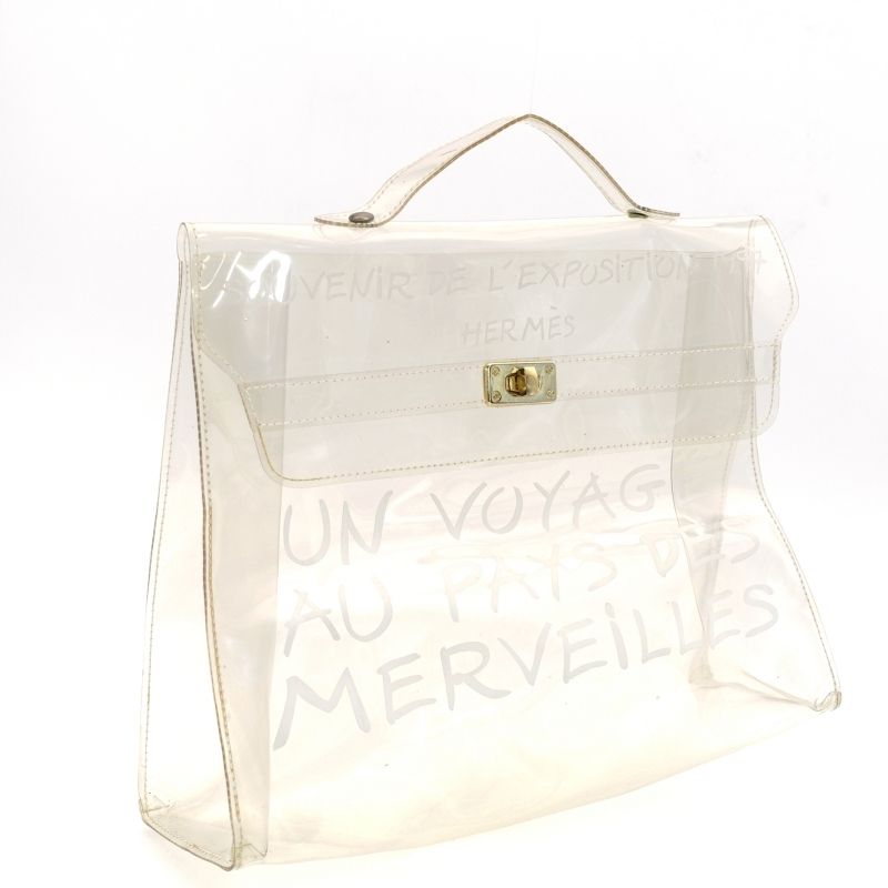 エルメス HERMES ビニールケリー ケリーバッグ ハンドバッグ