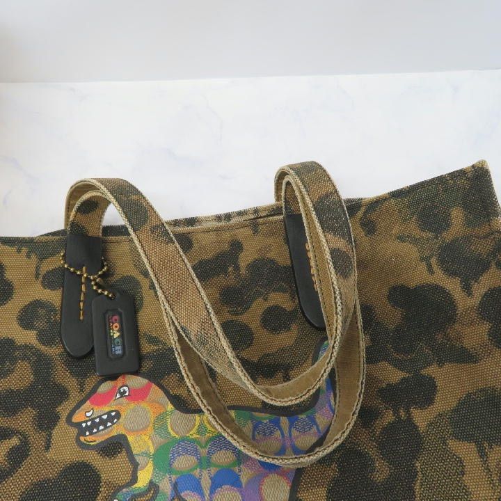COACH コーチ トートバッグ42 レインボー シグネチャーレキシー - メルカリ