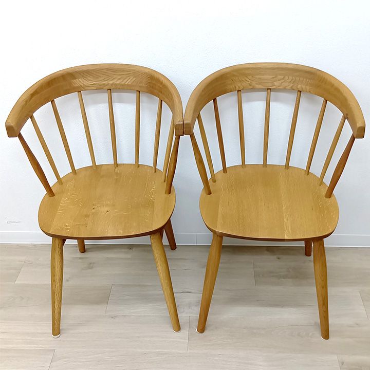 モデルルーム展示品】クラッシュゲート ダイニングチェア 2脚