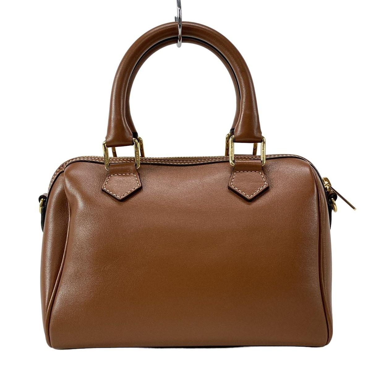 美品】CELINE セリーヌ トリオンフ柄 ハンドバッグ CELINE(セリーヌ) ハンドバッグ美品 スモール ボストン キュイル