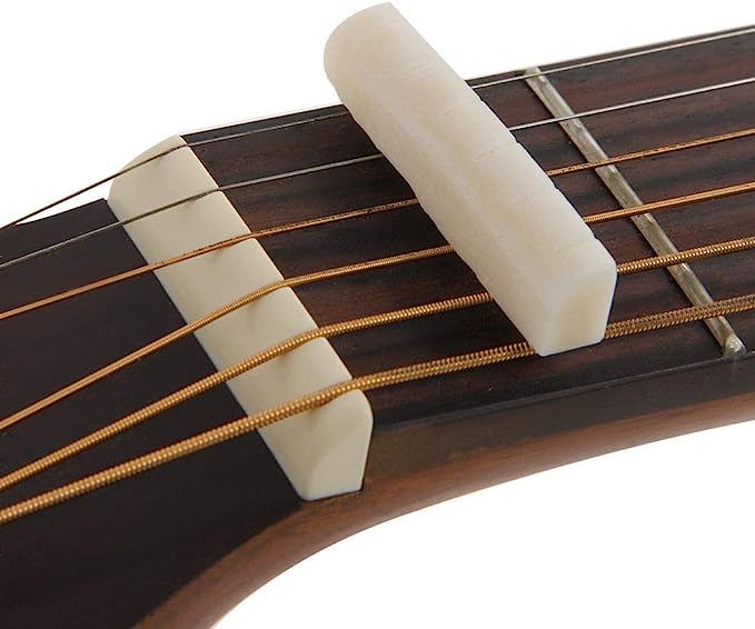 アコースティックギター用ブリッジ サドル 牛骨 器材