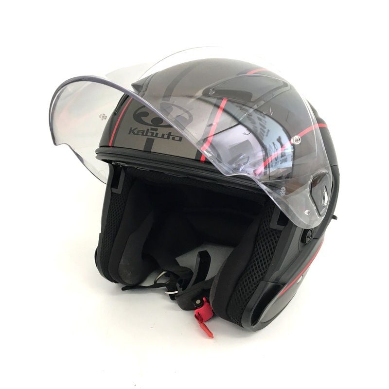 HONDA Monkey ジェットヘルメット Mサイズ Monkey ジェットヘルメット 黒/赤 HONDA Monkey ジェットヘルメット M