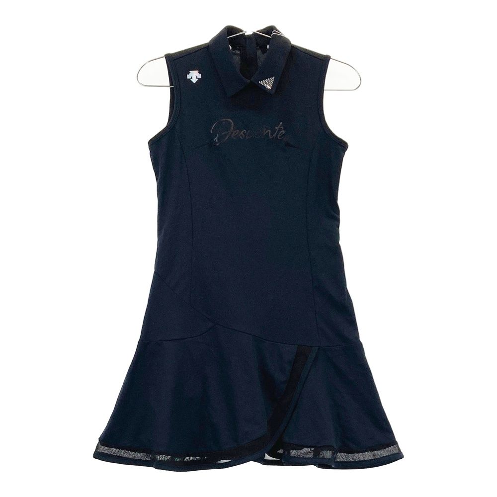 サイズ SS DESCENTE GOLF デサントゴルフ 2025年モデル LUXE COLLECTION ノースリーブワンピース ネイビー系 240101530178 ゴルフウェア レディース ストスト