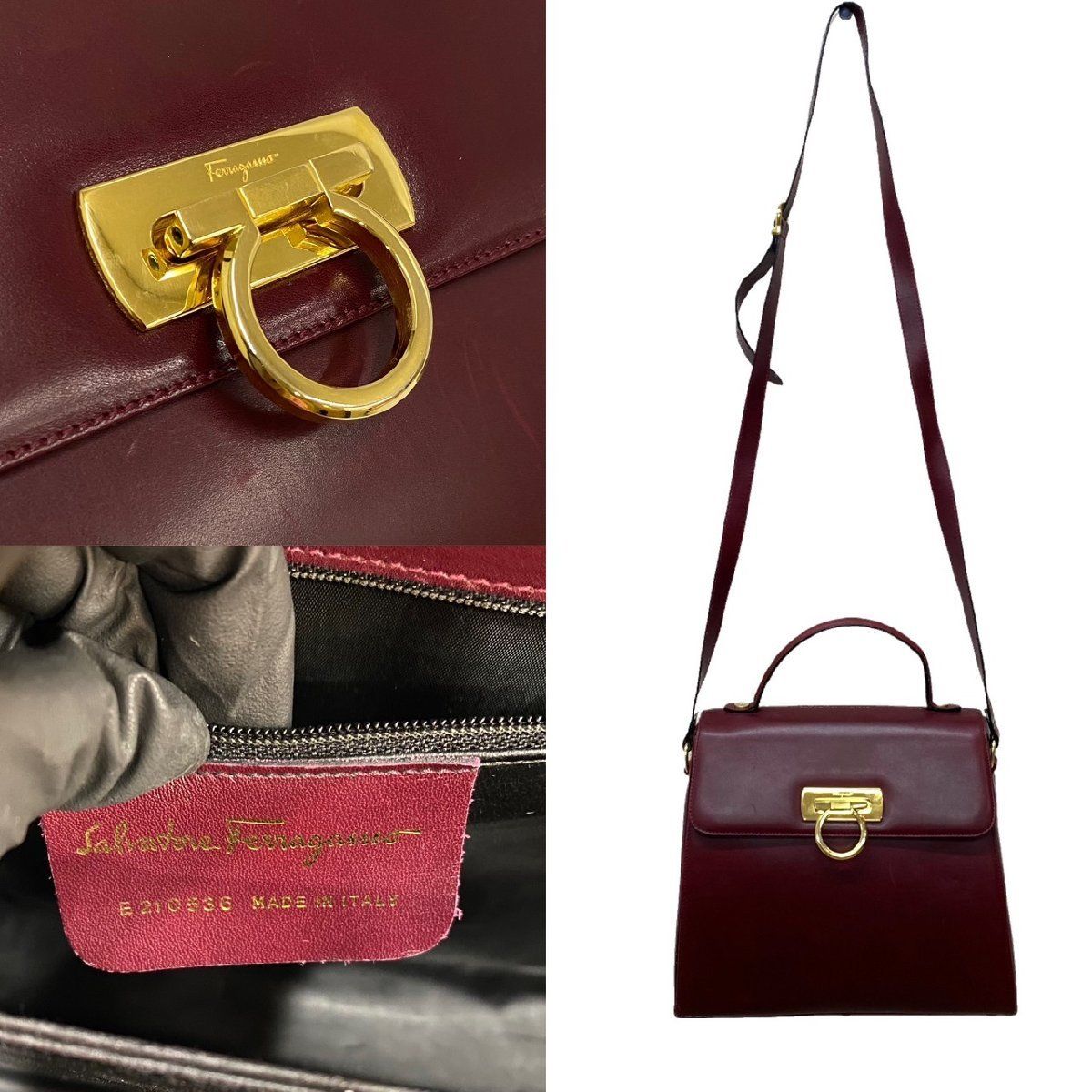 極 美品 Salvatore Ferragamo サルヴァトーレフェラガモ