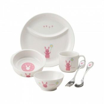 NIKKO ニッコー accototo アッコトト 子供食器 ウサギ にこにこセット 8200R-KS04CN