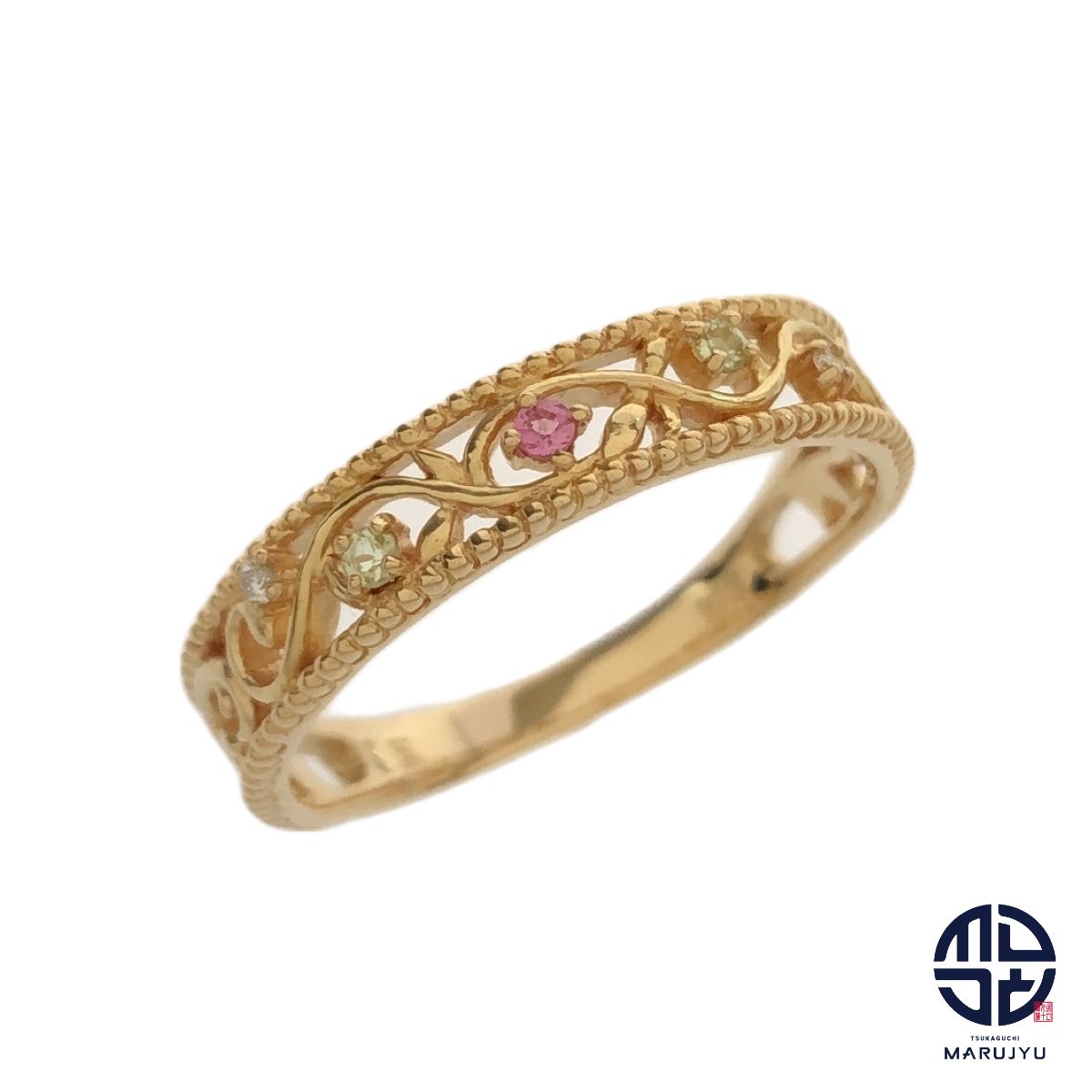 K18YGリング13号イエローゴールド指輪ゆびわ18金ジュエリー