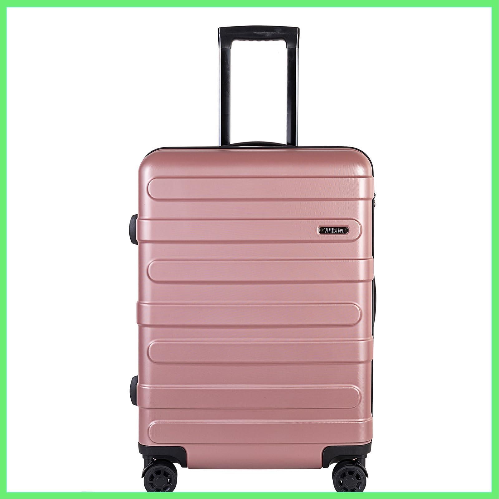 新品/スーツケース/キャリーケース/ローズゴールド/ファスナー/大型/旅行バッグ