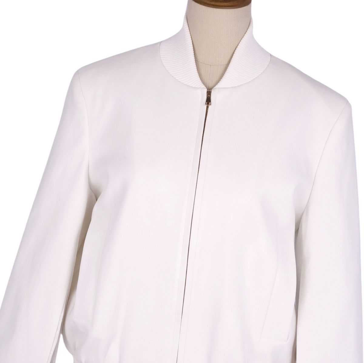 極美品 マックスマーラ Max Mara ジャケット 2020 白タグ ノーカラ