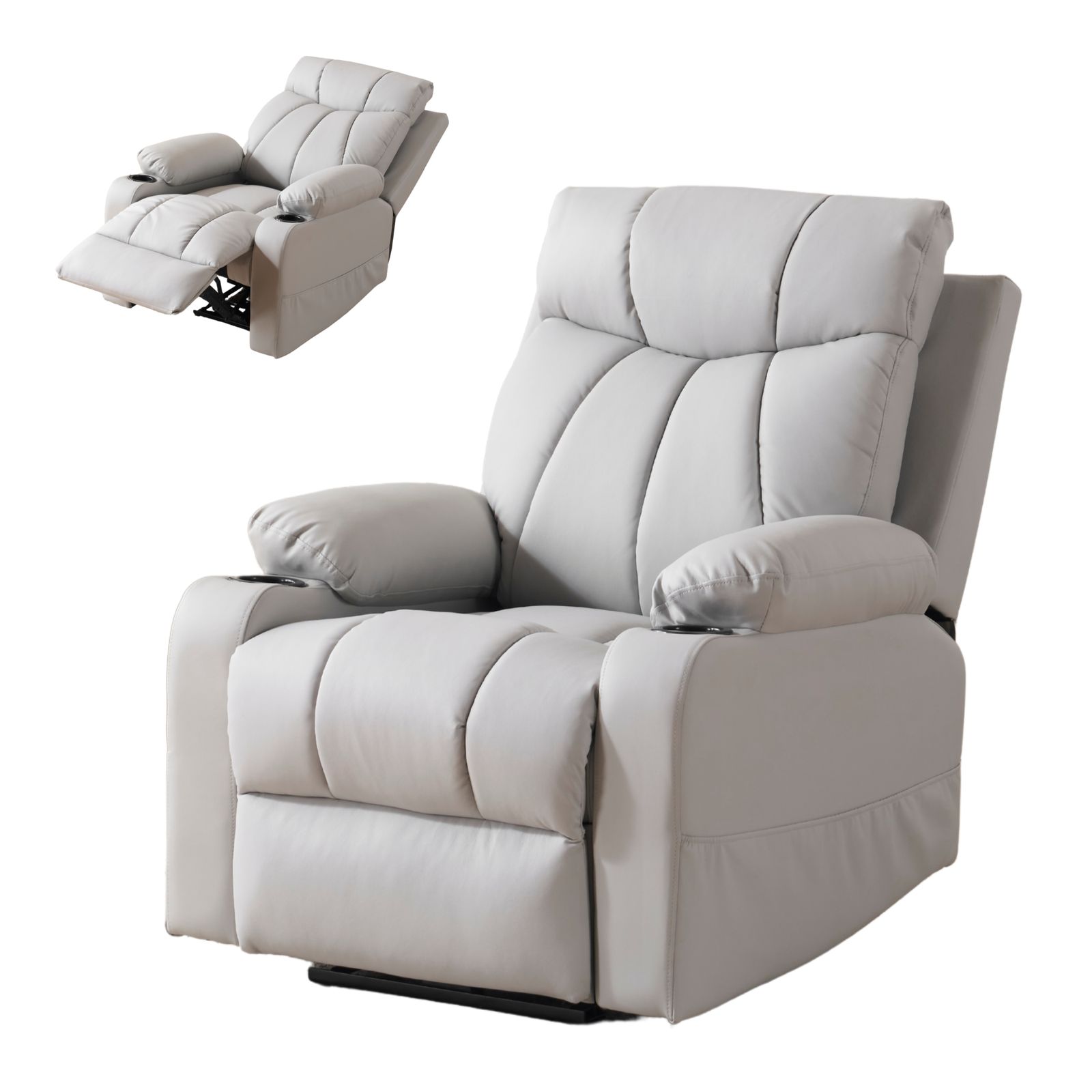 20%割」 リクライニングソファー 1人掛け ゲーミングチェア PUレザー