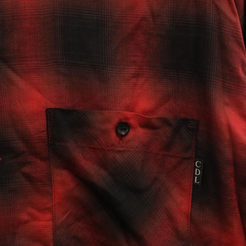 MINEDENIM (マインデニム) CDLレーヨンオンブレチェックルーズワーク