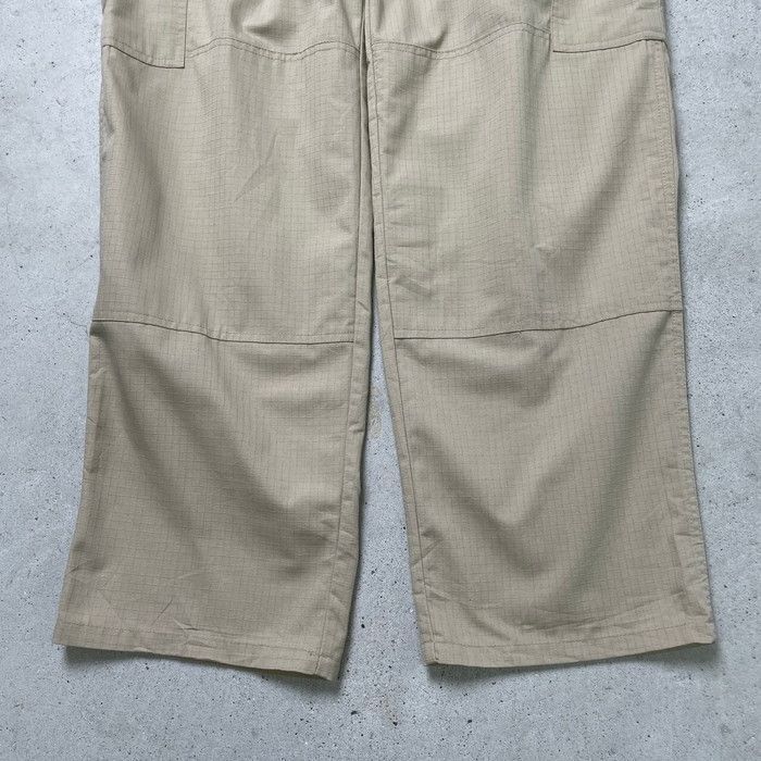 CQR 民間品 ミリタリー カーゴパンツ ダブルニー リップストップ