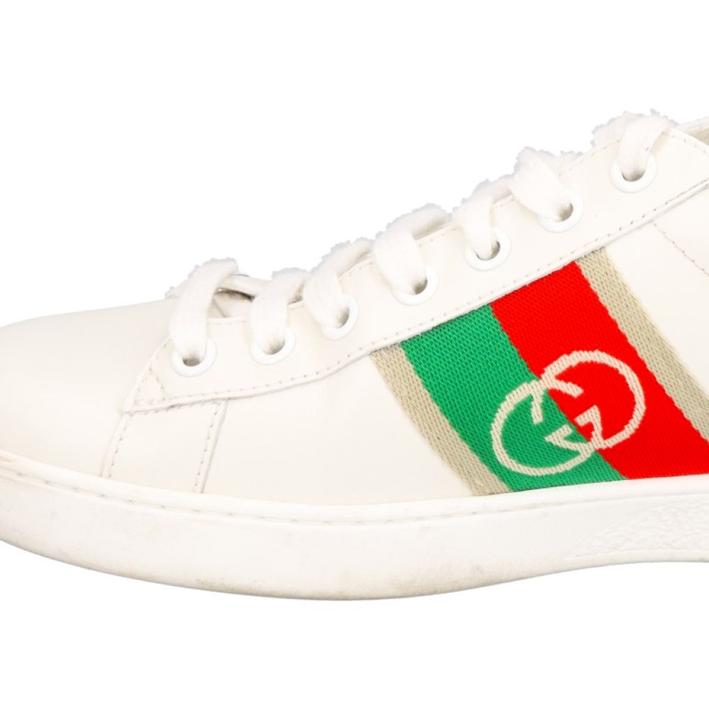 GUCCI (グッチ) 20AW ACE エース GGロゴストライプ ローカット