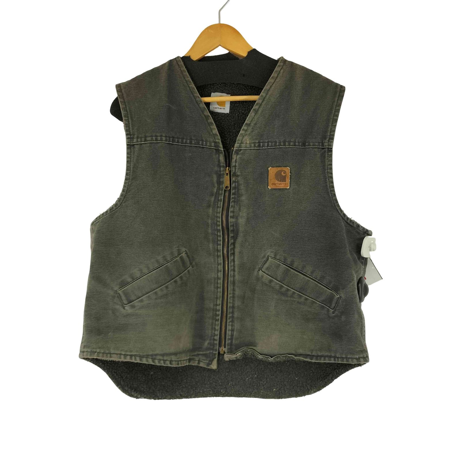 carhartt カーハート ダックジャケットベスト 裏地ボア ロゴタグ カーハート Carhartt TREBARK CAMO カモ柄 裏地メッシュ