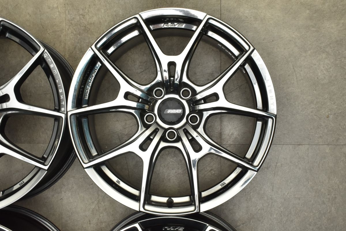 RAYS グラムライツ 57FXZ 18インチ 5H114.3 8.5J +45 4本セット