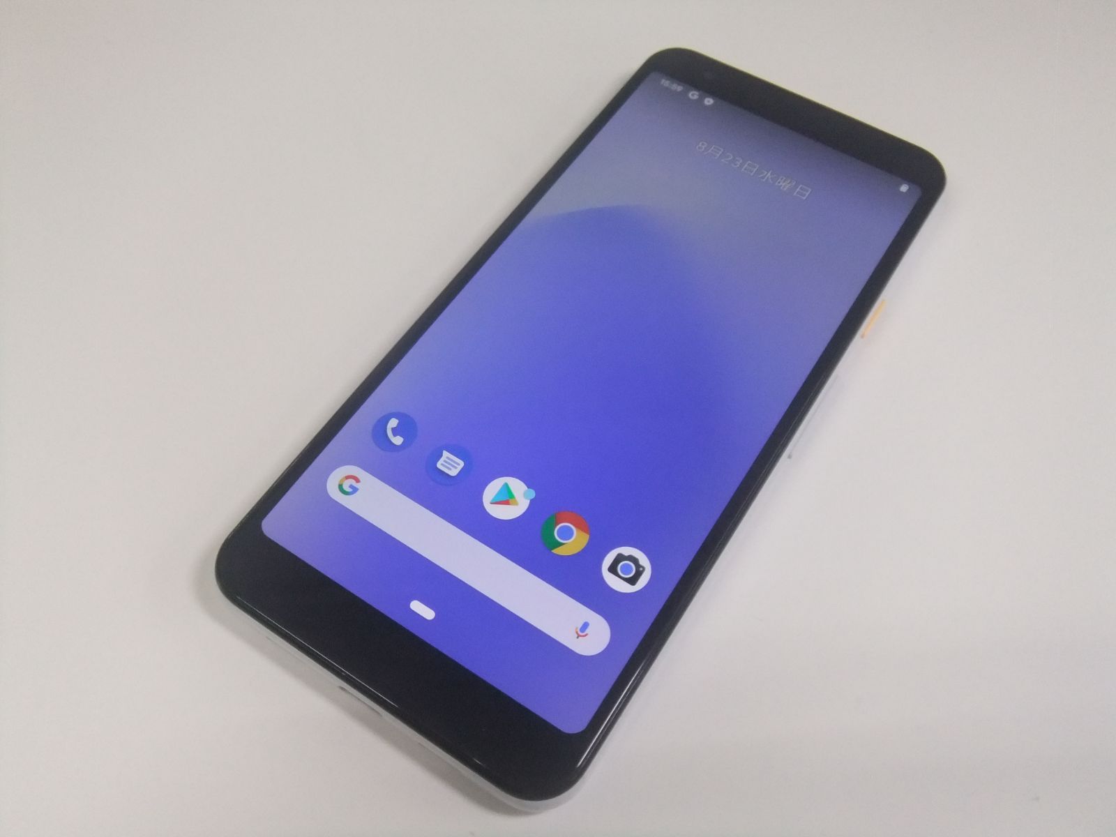 中古】 Google Pixel 3a クリアリーホワイト SoftBank SIMロック解除済