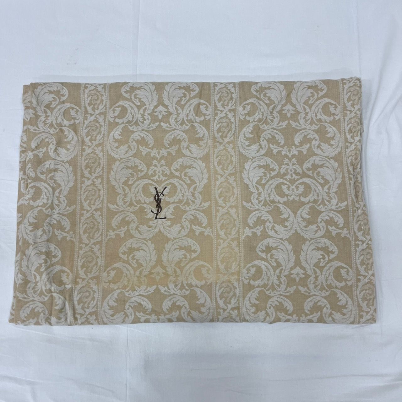 特価 Yves Saint Laurent ベージュ 100%リネン 【公式通販】