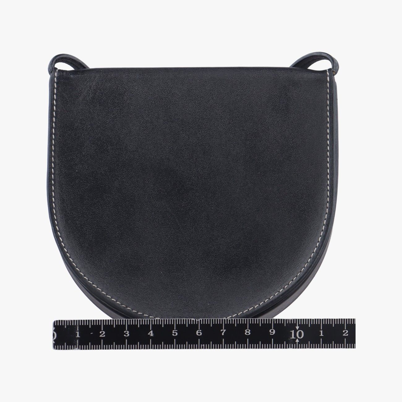 ロエベ loewe リネン　ポーチ　レザー　ブラック ロエベLoeweヒールポーチ スモールブラックレザー101848 - メルカリ