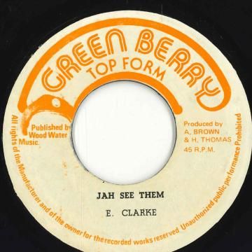 ジャマイカ7” Eric ”Fish” Clarke Jah See Them none Green