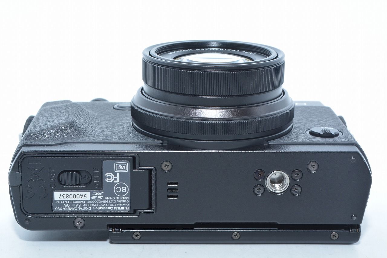 富士フイルム FUJIFILM プレミアムコンパクトデジタルカメラ X30 ブラック