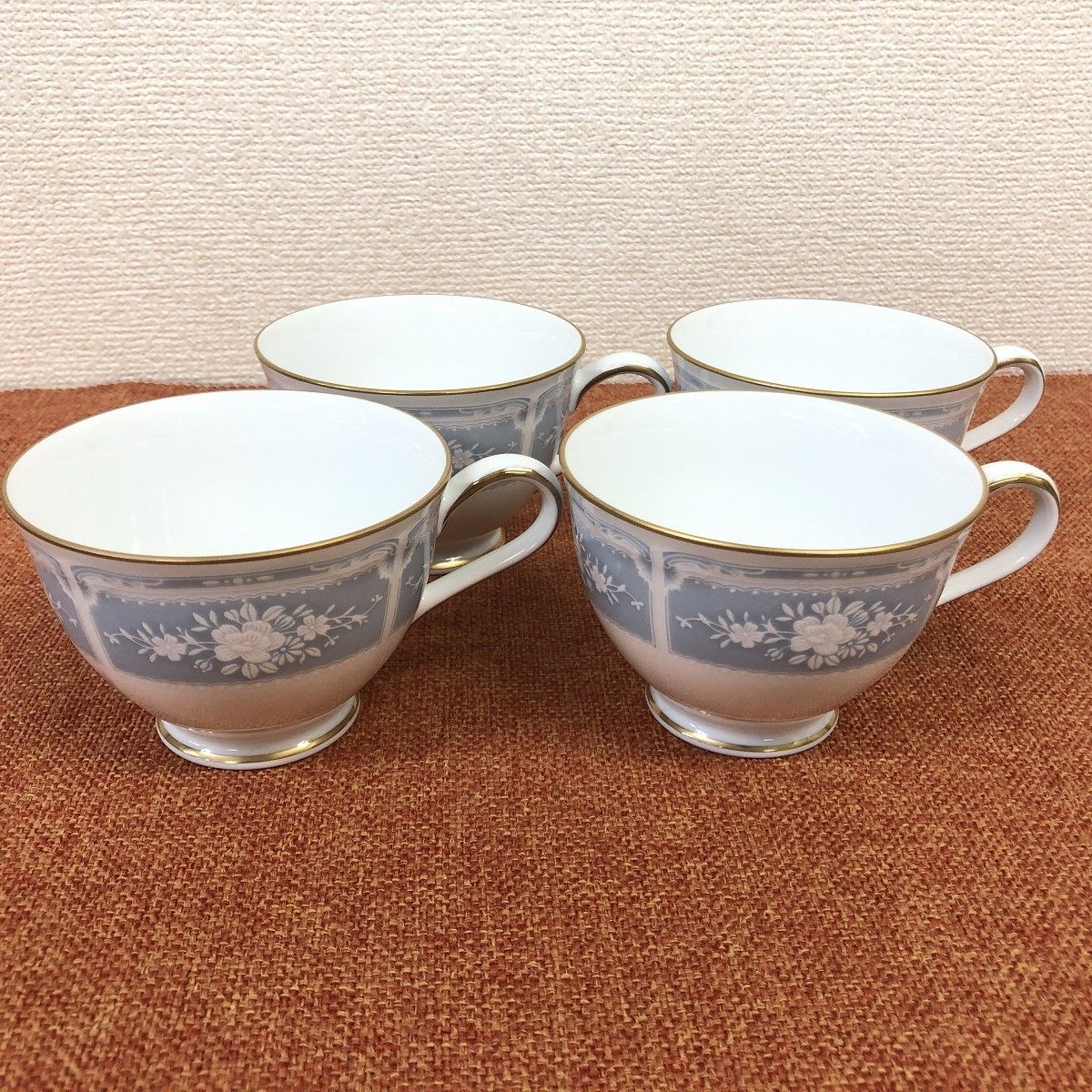 値下げ】Noritake ノリタケ レースウッドゴールド カップ＆ソーサー 4