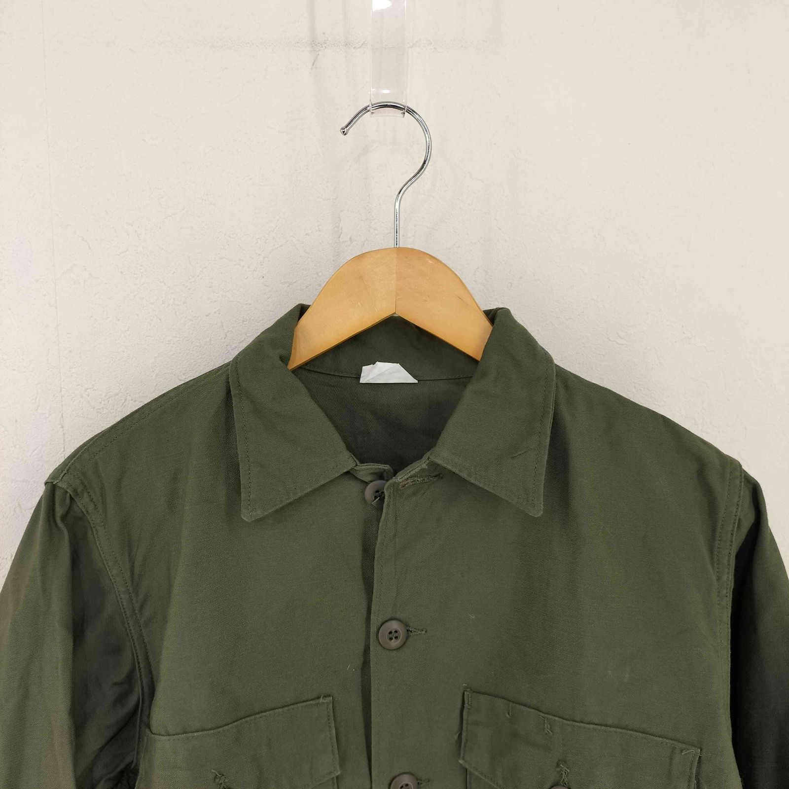 60s us army og-107 2nd ユーティリティシャツ　タグ付き 1960s US.ARMY OG107 ユーティリティシャツ 