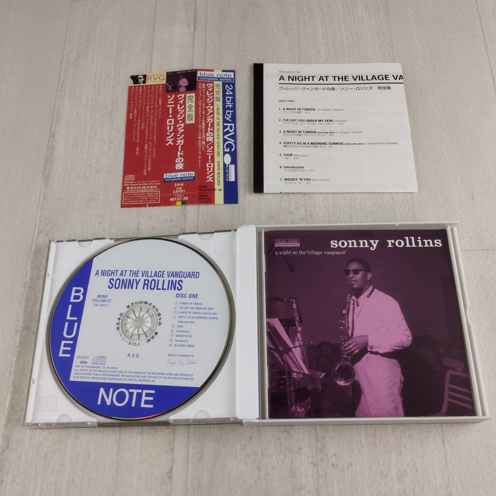 CD ソニー・ロリンズ コンプリート・ヴィレッジ・ヴァンガードの夜 
