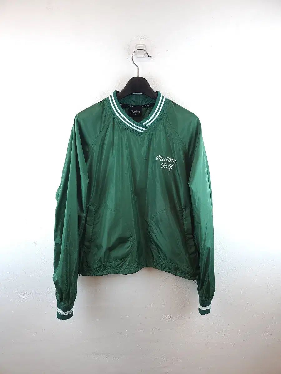 MALBON GOLF(マルボンゴルフ) Malbon タイガー バケツ ゲレンデ ウォームアップ ウィンドブレーカー グリーン M 95 サゼ