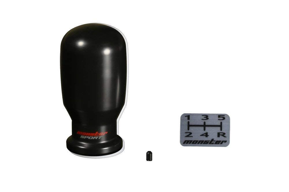 MONSTER SPORT シフトノブ Bタイプ スティック型 黒 差込タイプ アルトワークス HA36S他 MT車 831121-7350M