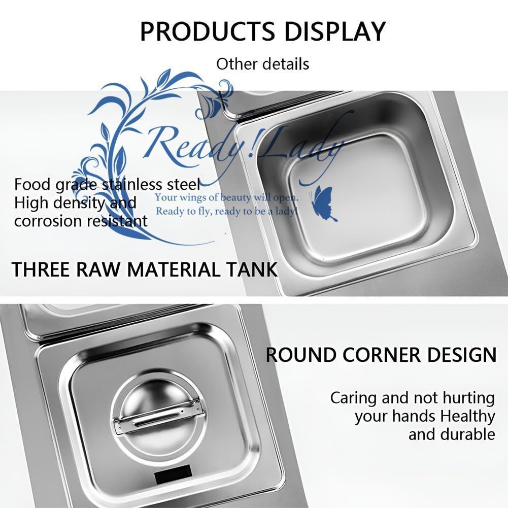 チョコレートテンパリング機 業務用チョコレートメルター ステンレス製フードウォーマー 30℃~85℃温度調節 チョコレート SKLAD-KIRPICHA_RU
