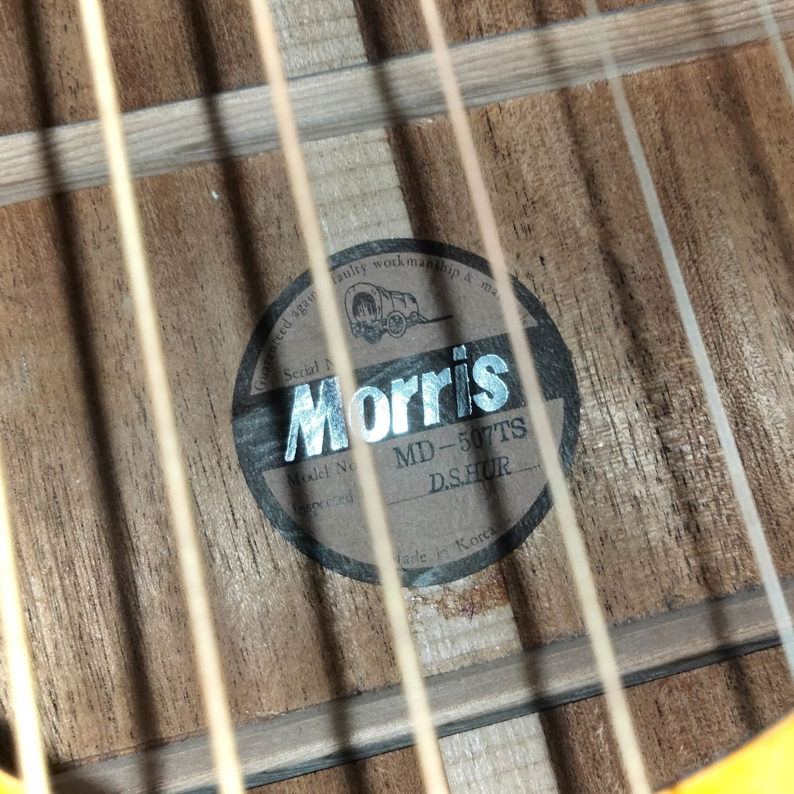 N-5824] アコースティックギター Morris MD-507TS ベスト 付属品