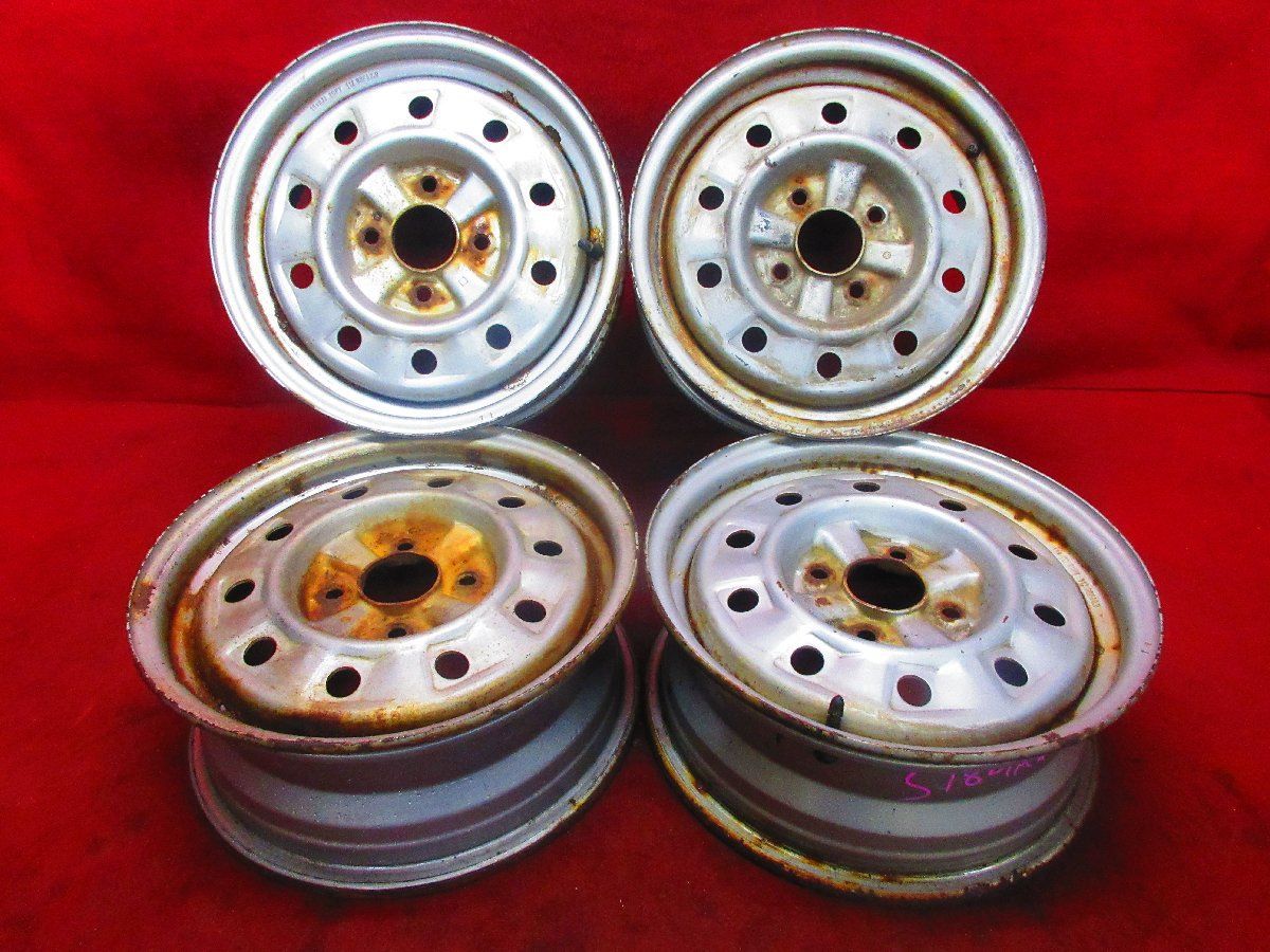 スチール ホイール 4本 日産 純正 15×6J 4穴114.3 +40 シルビア