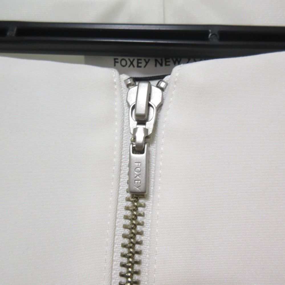 美品 FOXEY NEW YORK フォクシーニューヨーク フロントジップ