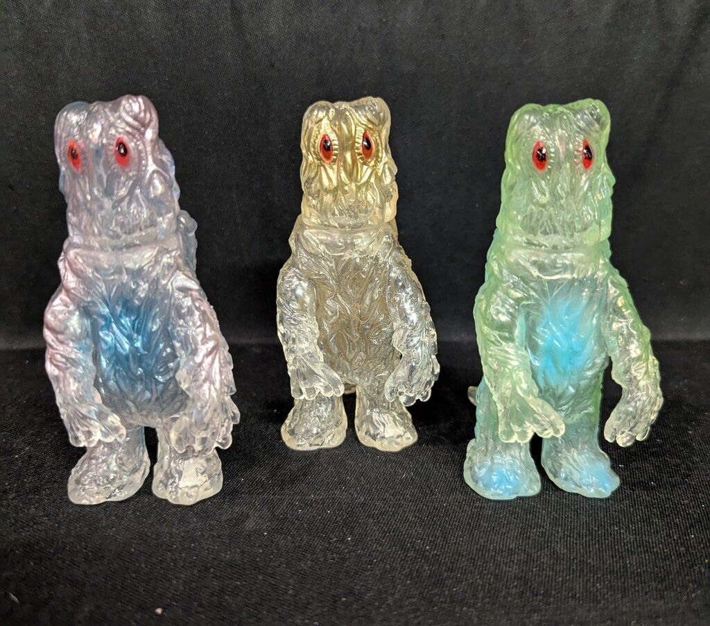 ゴジラブルマァク伝説 ヘドラ ゴジラ ガニメ ミニソフビ ブルマァク 3