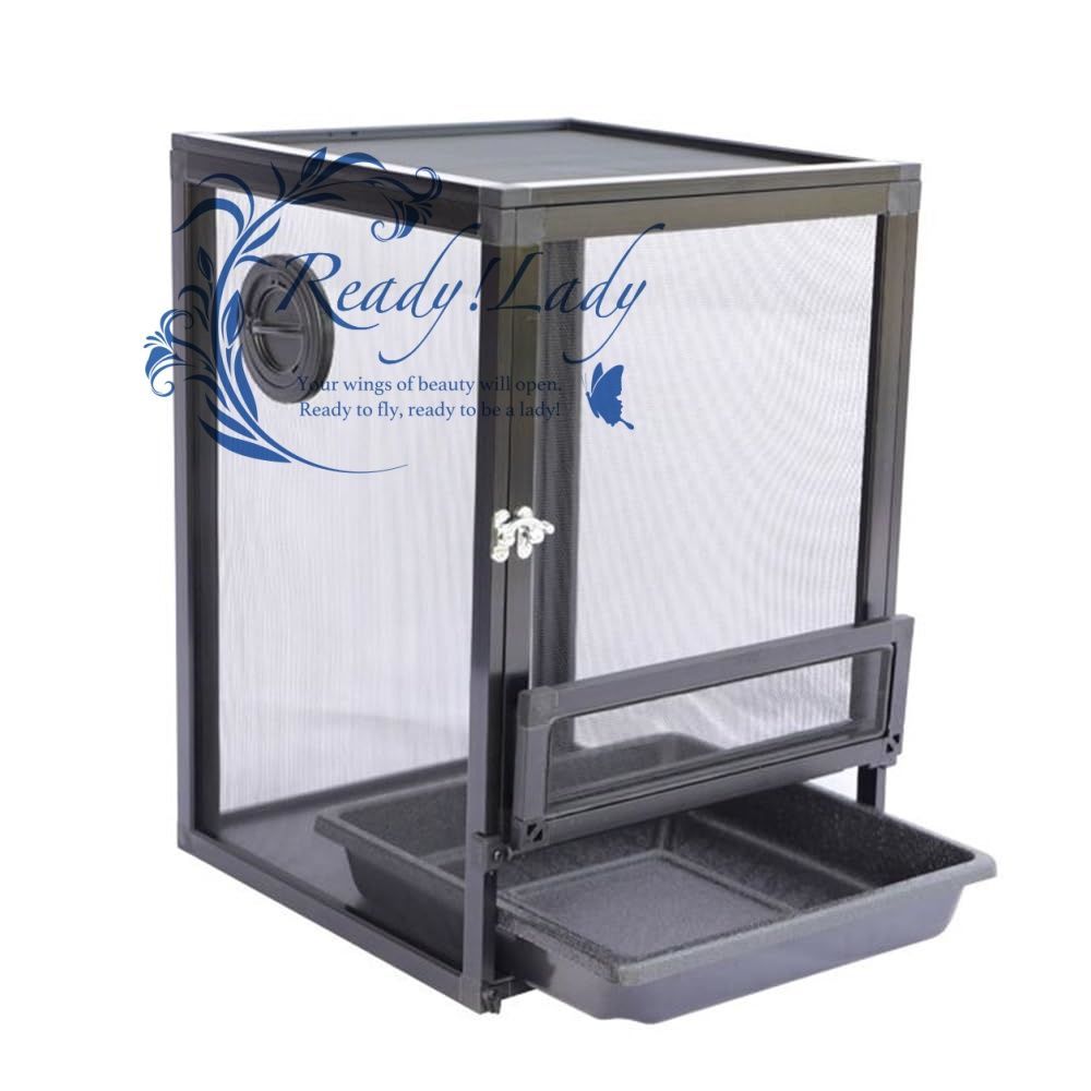 爬虫類 カメレオン ケージ 大型 32cm アクリル製 通気性 爬虫類飼育セット カメレオン ハムスター 蛇 蜘蛛 蛙 昆虫 ペットケース 飼育ゲージ 透明 観察窓 多種ペット対応 高耐久 簡単組み立て メンテナンス容易 60X60X120CM