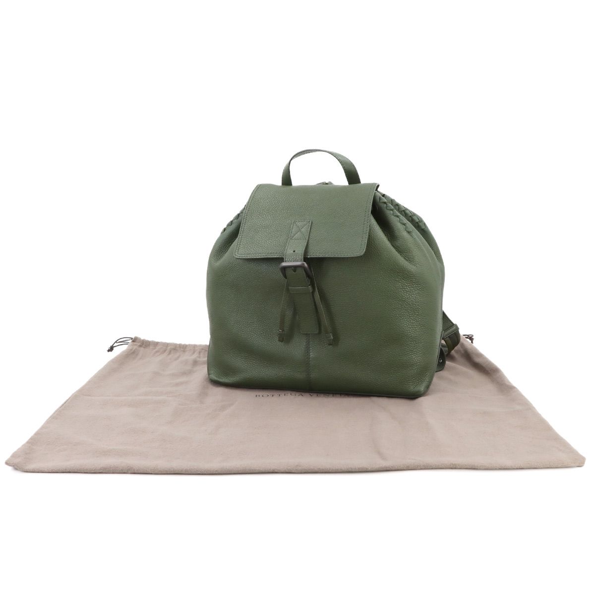 BOTTEGA BENETA イントレチャート リュック バックパック グリーン グリーン（緑）系 BOTTEGA VENETA(ボッテガヴェネタ) バック