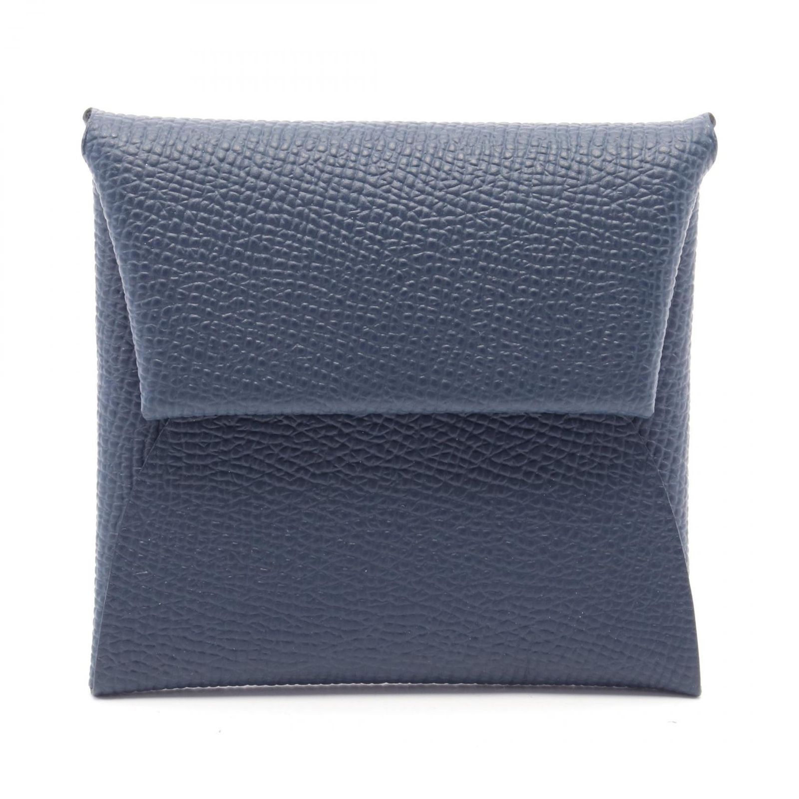 エルメス HERMES コインケース バスティア ブルーニュイ レザー 