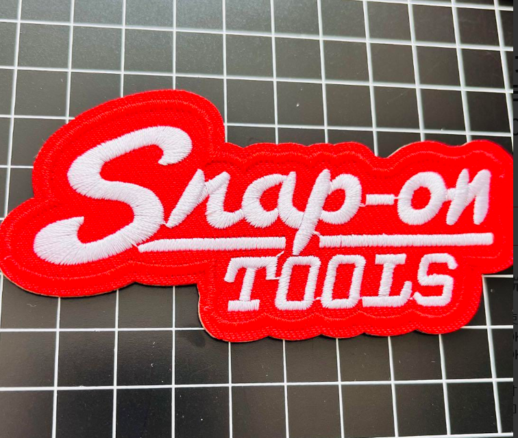 スナップオン Snap-on tools 赤 アイロンワッペン 工具 STIHLトラック ドライバー レンチ  オシャレ アメリカン アメカジ 車 GMC