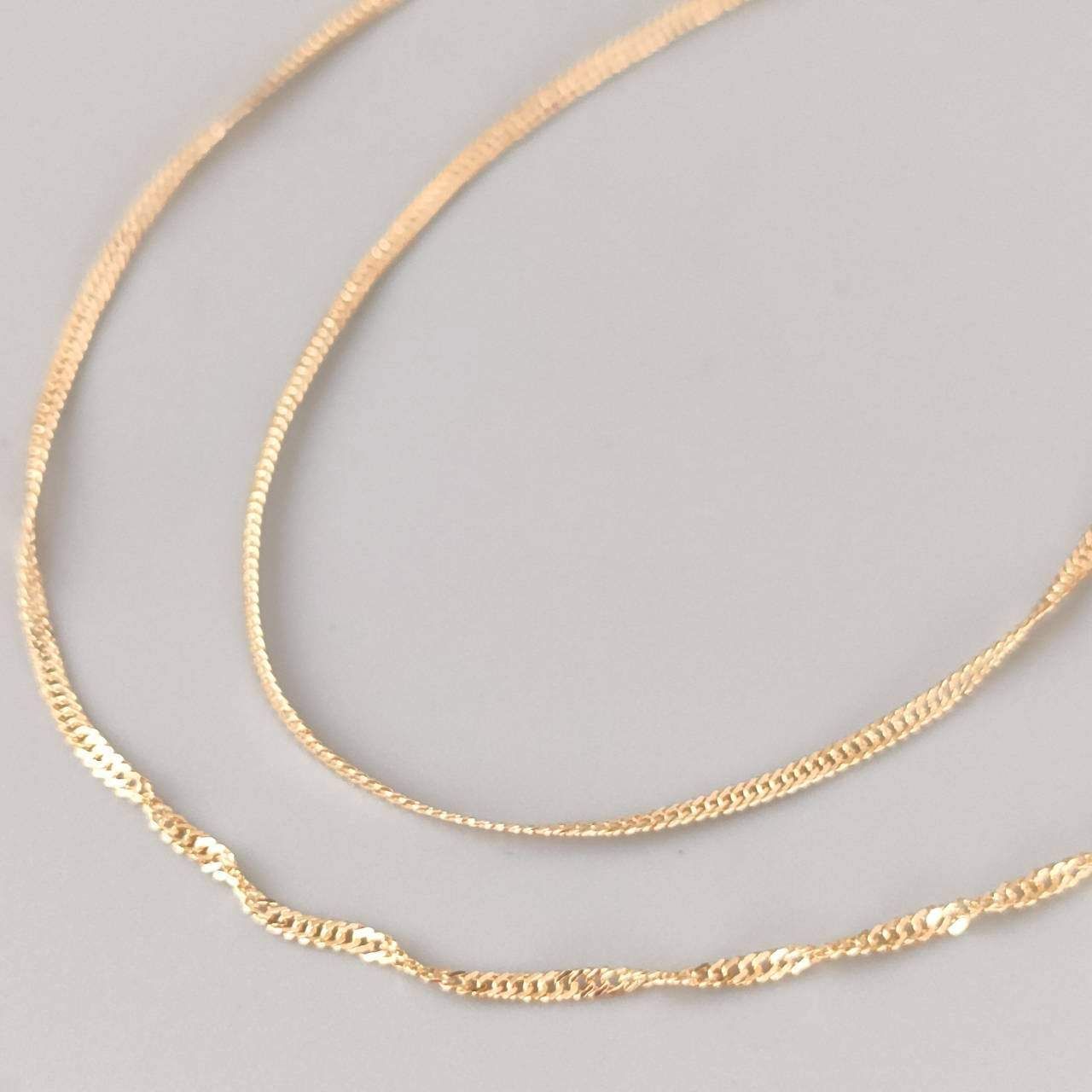 18金製 K18スクリューネックレス ジュエリーマキ ジュエリーマキ ネックレス新品 18金 K18 男女兼用 ジュエリーマキ