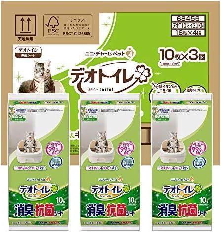 特別 デオトイレ 消臭 抗菌シート 10枚×3個