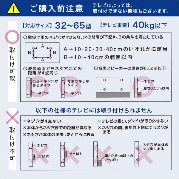 八角壁寄せ テレビスタンド