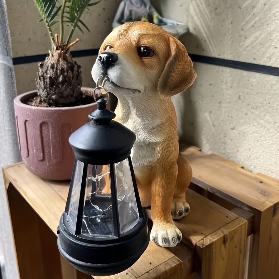 オブジェ ソーラー ミディアム 犬噛みライトオーナメント ホーム オブジェ ソーラー ミディアム 犬噛みライトオーナメント ホーム