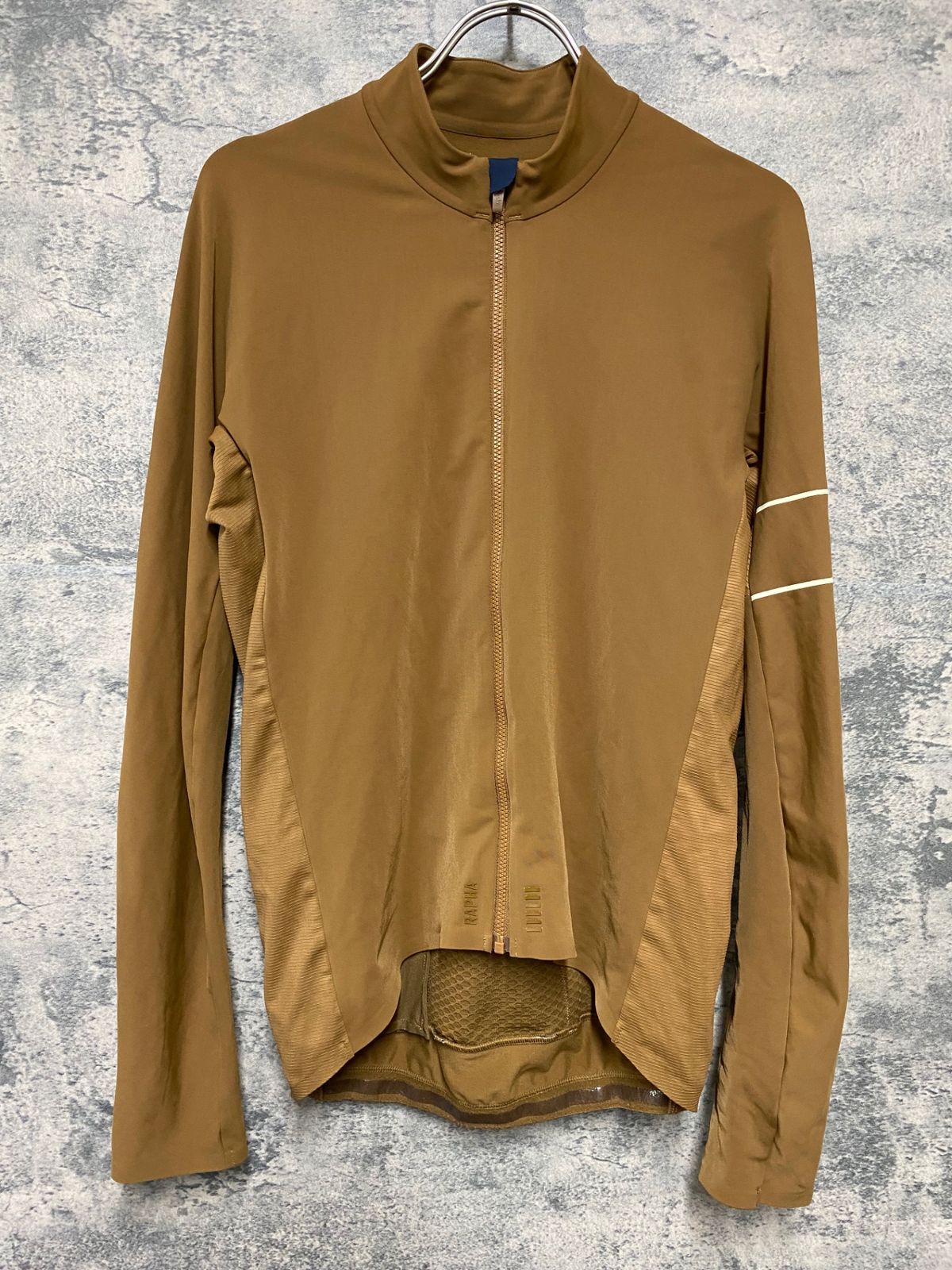 JM646 ラファ Rapha PRO TEAM LONG SLEEVE THERMAL JERSEY 長袖 サイクルジャージ ブラウン M