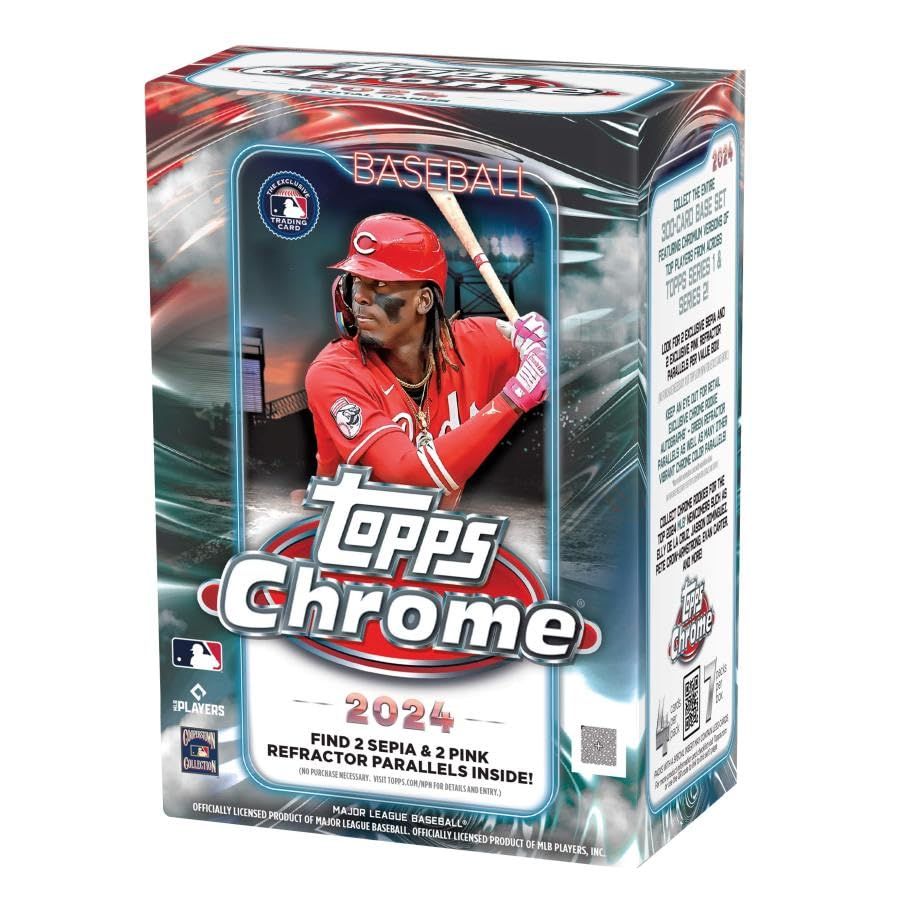 2024 Topps Chrome Baseball 7-Pack Blaster Box 