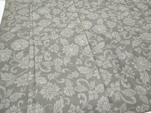 平和屋着物○本場大島紬 7マルキ 更紗花唐草文 正絹 逸品 CAAX3075th