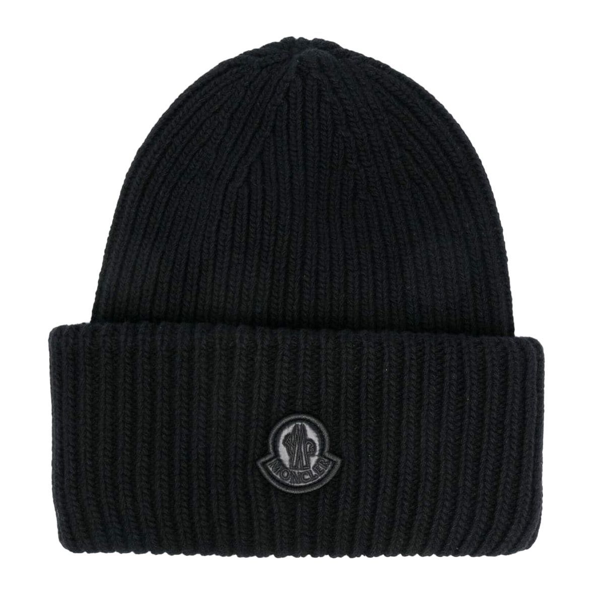 83 MONCLER モンクレール 3B00001 M1241 ブラック ニットキャップ ニット帽 男女兼用