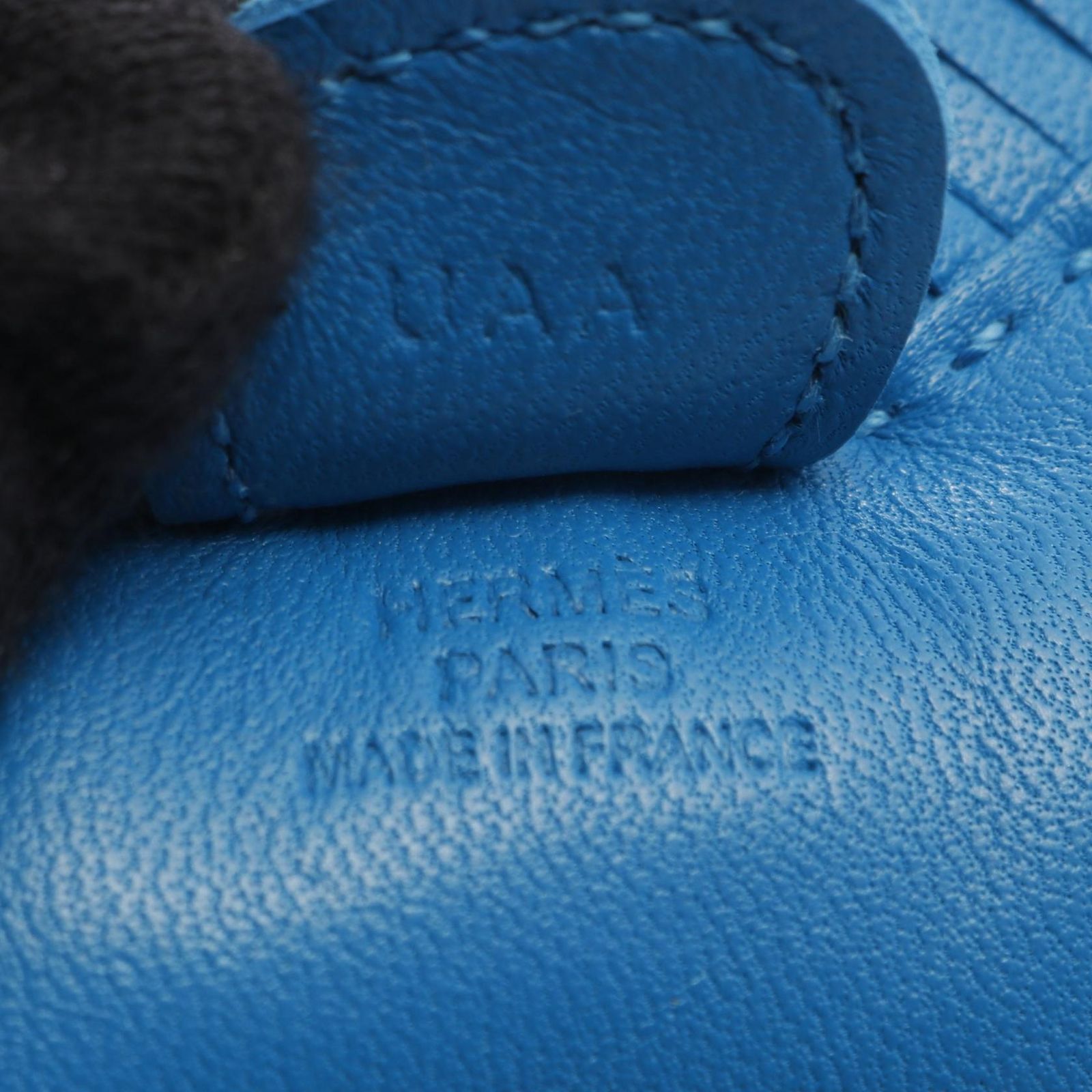 エルメス HERMES チャーム ロデオPM ブルーザンジバル ブルー