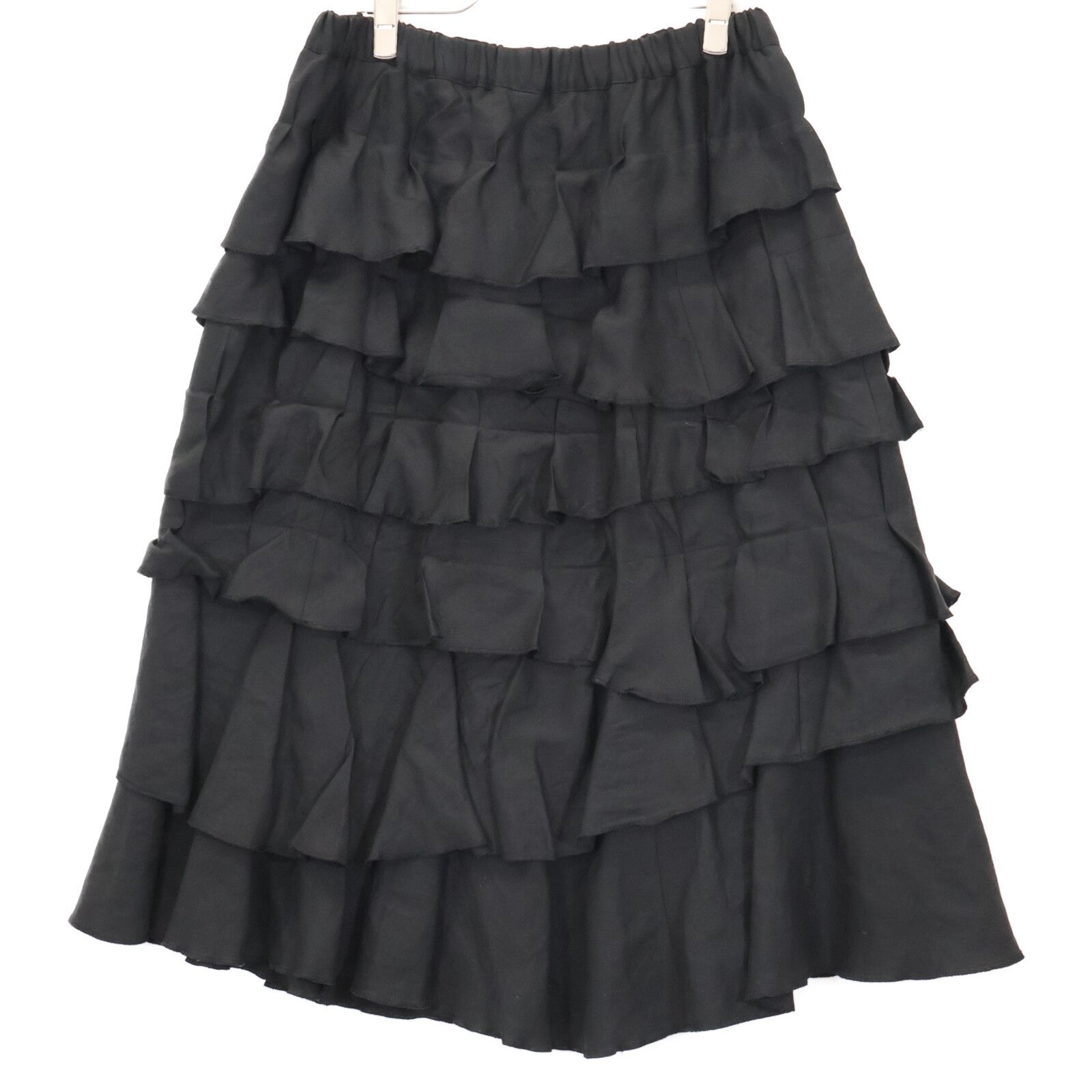 j170 AD2024 BLACKコムデギャルソン ティアードスカート BLACKCOMMEdesGARCONS ブラックコムデギャルソン 1I-S007 AD2021