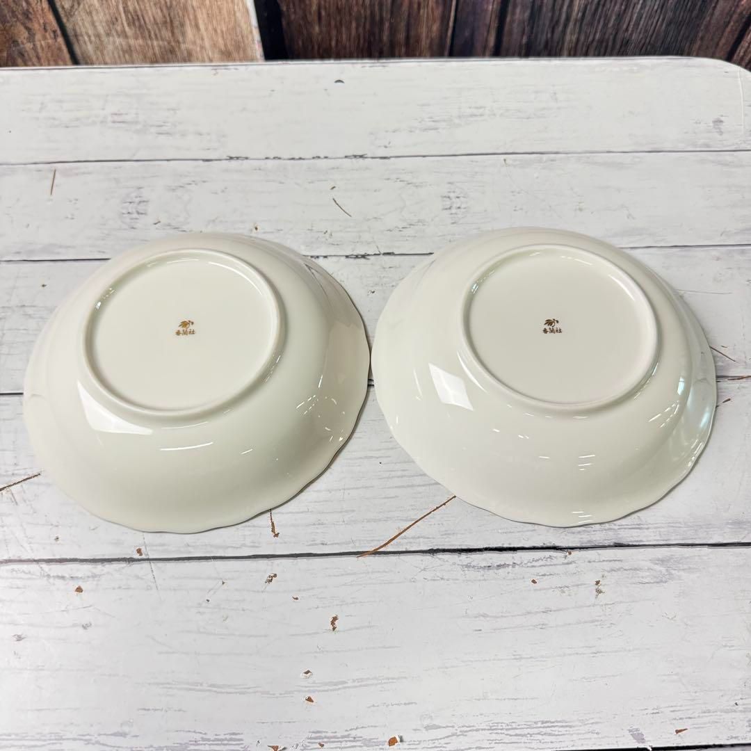 香蘭社 ローズシャワー バスケット バスケット ボウル 花柄 金縁 5点セット 香蘭社 ローズシャワー バスケット バスケット ボウル 花柄 金縁