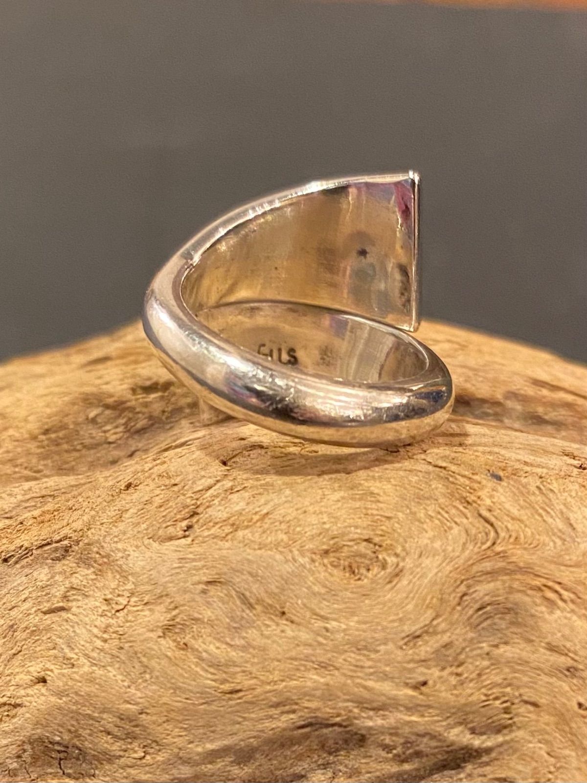 ナバホ アルバートネルス インレイ リング インディアンジュエリー